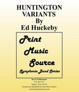 Huntington Variants Concert Band sheet music cover